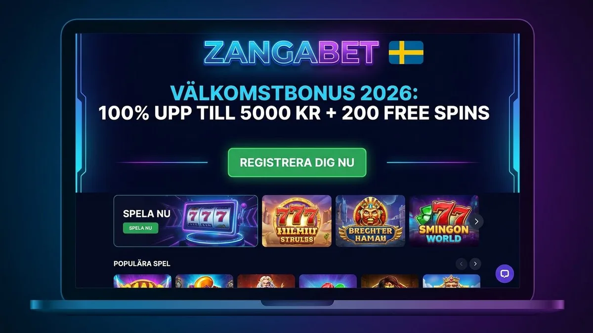 Registrera dig med bonus